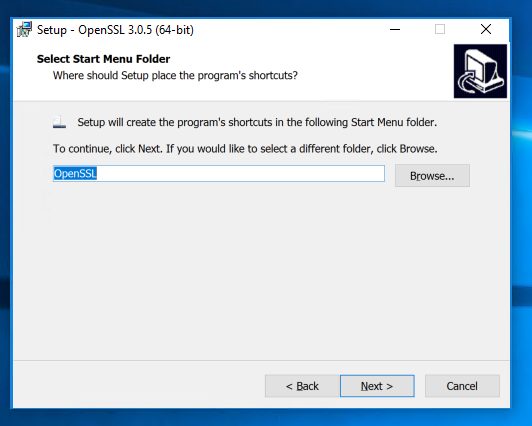 Download Open SSL for windows